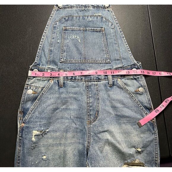 Wild Fable Denim Bib Short Overalls Size XS - Picture 4 of 16